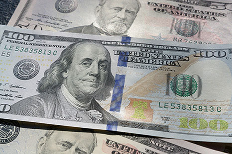one hundred dollar bills